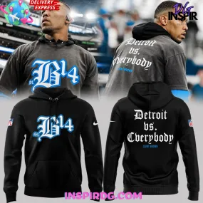 -Detroit vs Everybody Saint Brown Black Hoodie