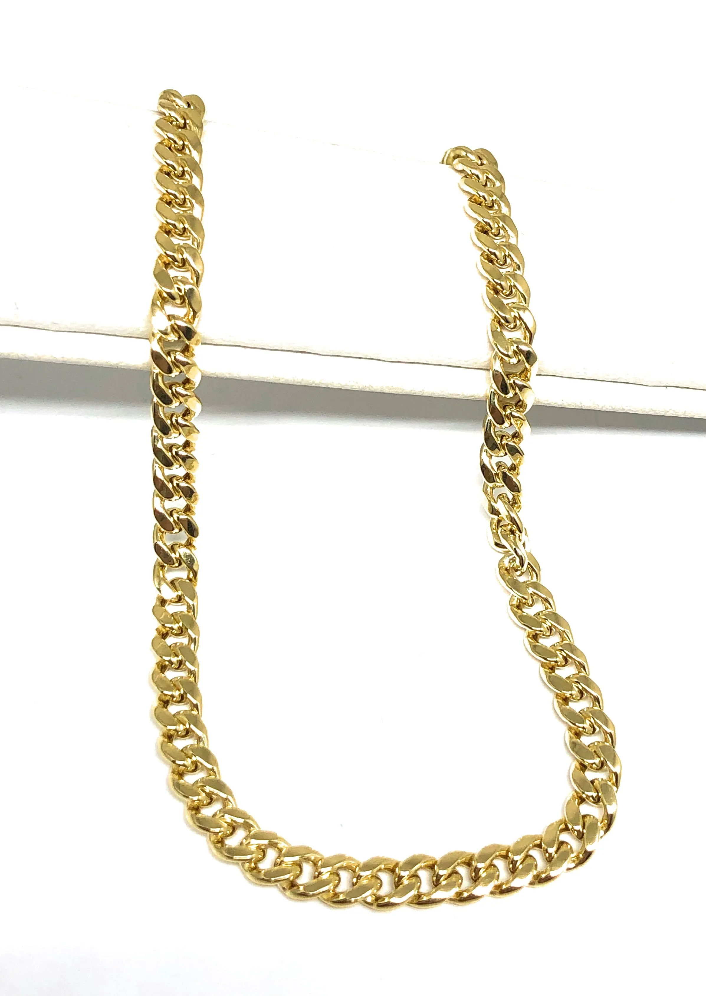 10k Solid Gold Yellow Miami Cuban Link Brracelet/Anklet 6-10 inch 4.3mm Width