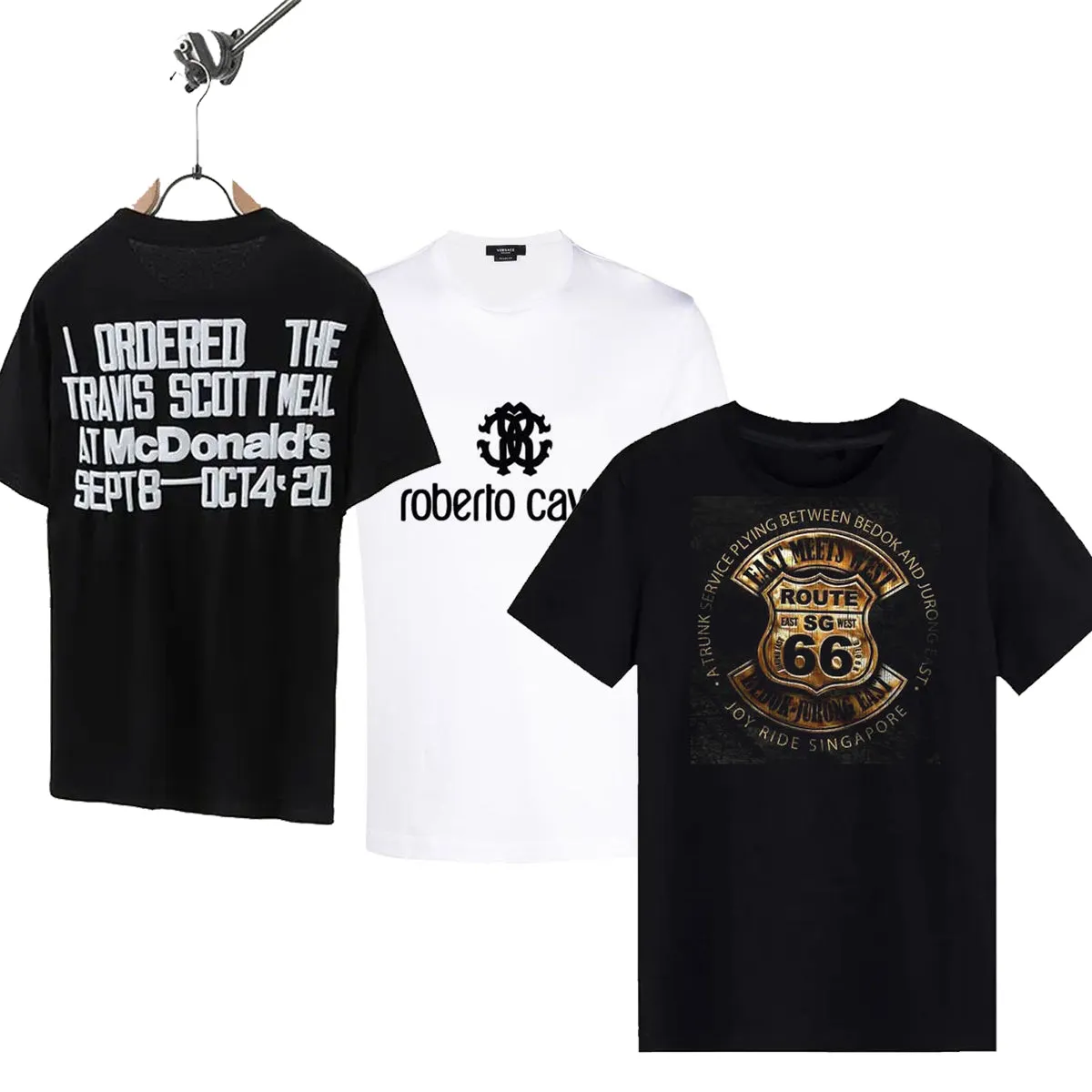 3 Pcs Men's Fashion T-Shirt Set S4479063