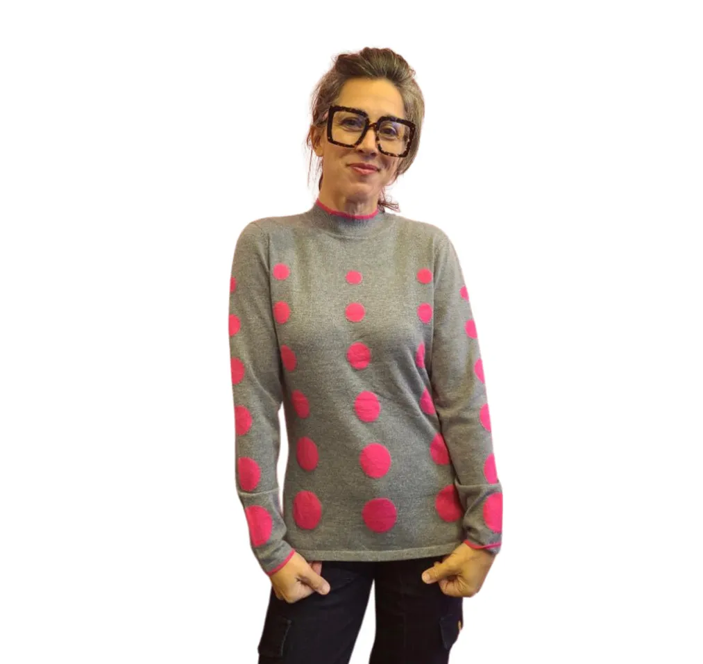 6568 Knit Pink Pullover