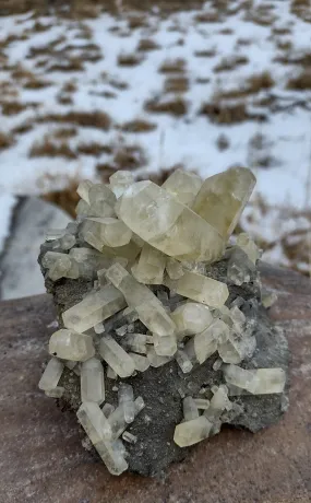 737 G AMAZING ONE OF A KIND CALCITE SPECIMEN