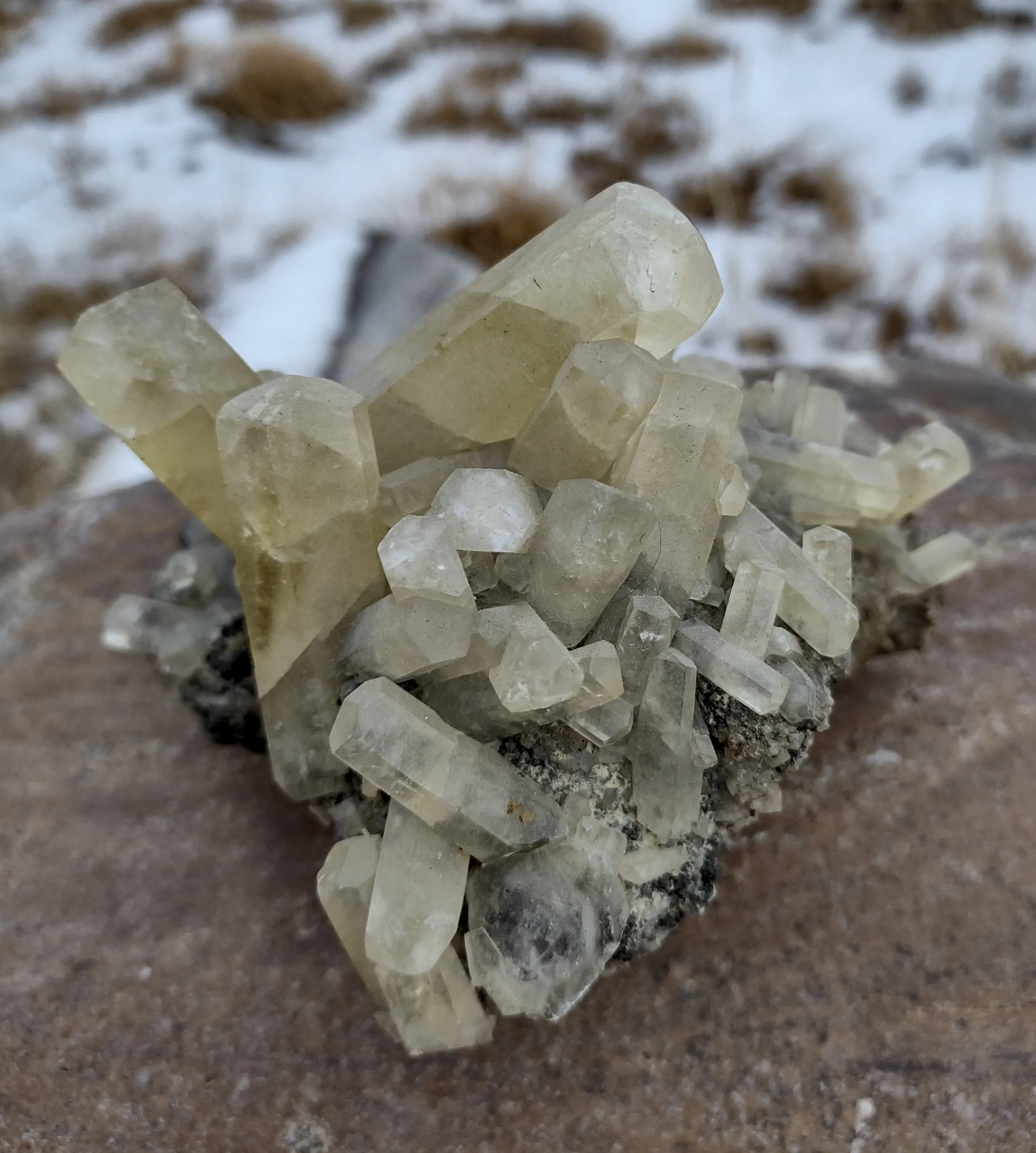 737 G AMAZING ONE OF A KIND CALCITE SPECIMEN