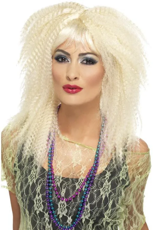 80s Trademark Crimp Wig | Blonde