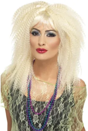 80s Trademark Crimp Wig | Blonde