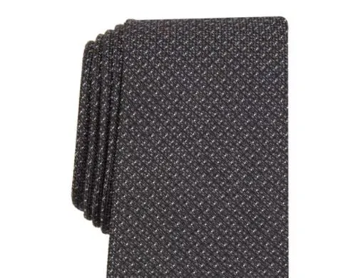 Alfani Men's Solid Slim Tie Black Size Regular