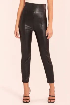 AMANDA UPRICHARD ROMANA STRETCH LEATHER PANTS