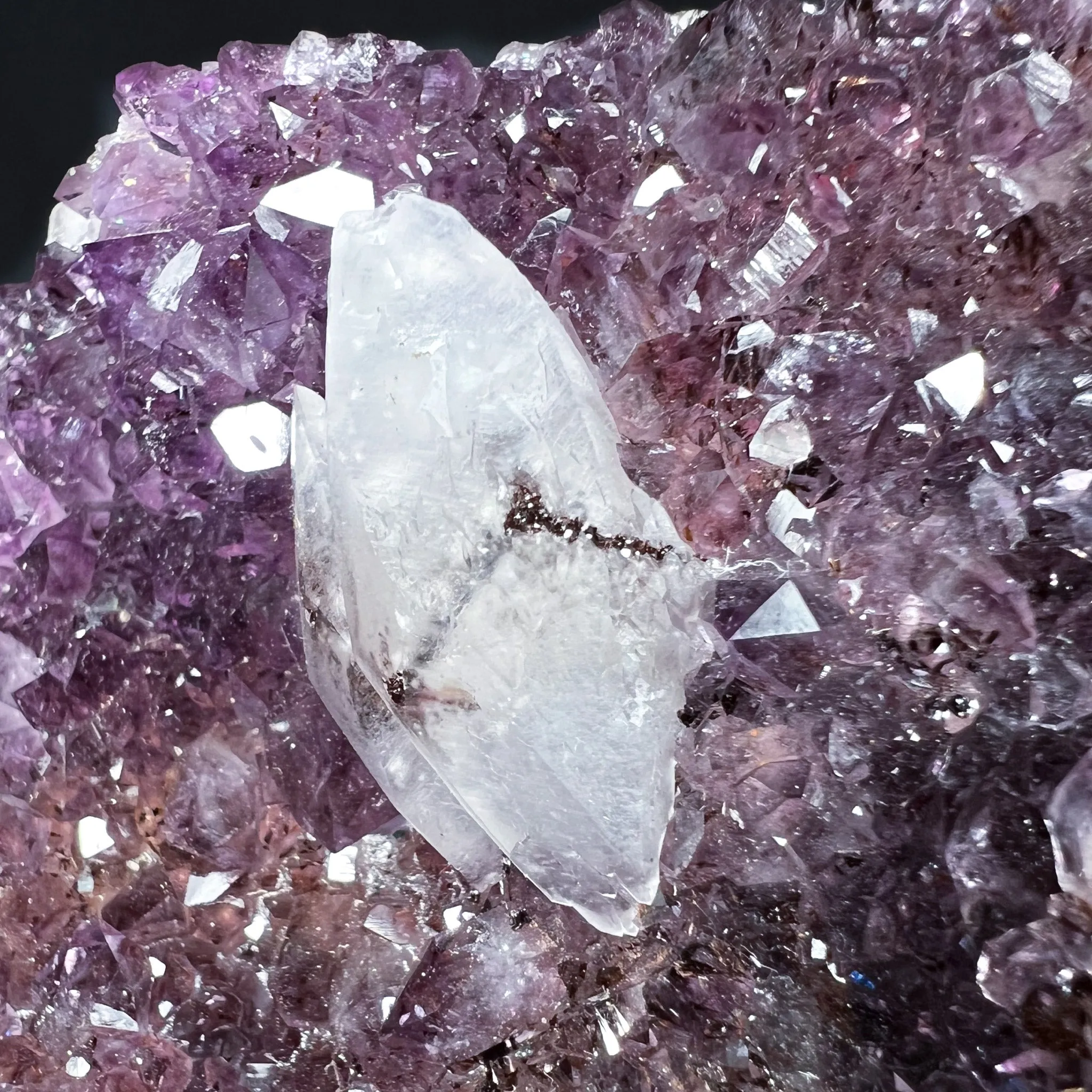 Amethyst and Calcite Geode