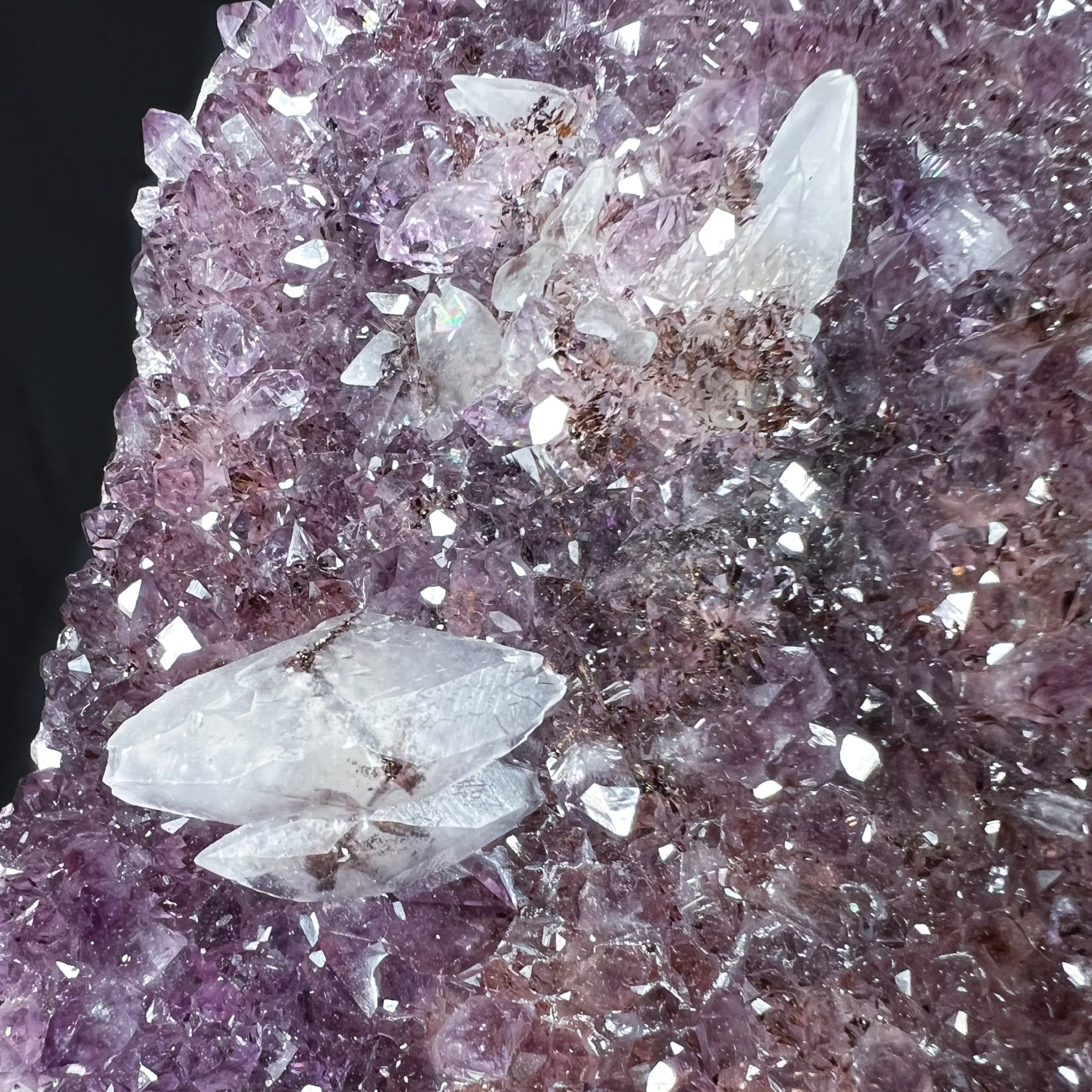 Amethyst and Calcite Geode