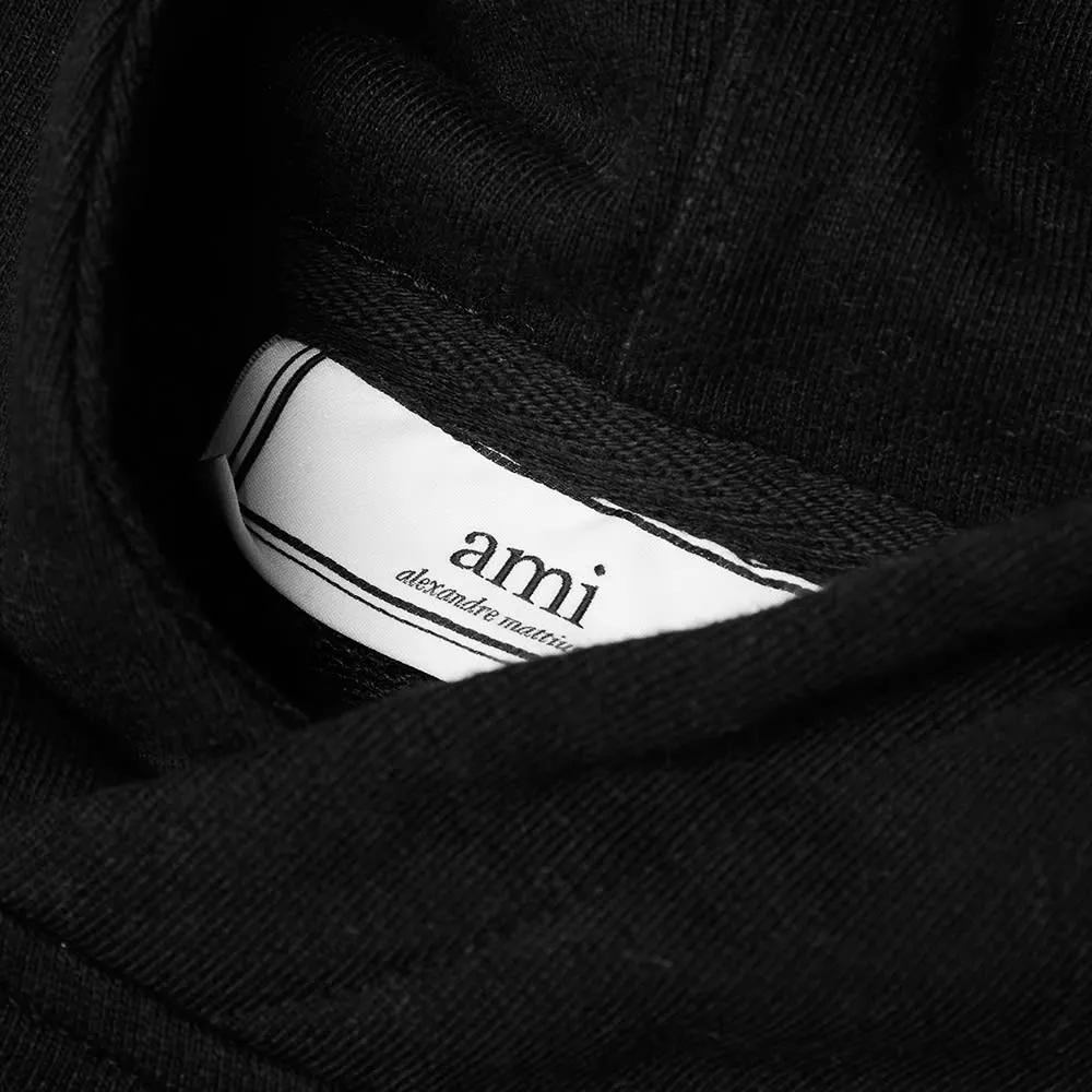 AMI Logo Pullover HoodyBlack