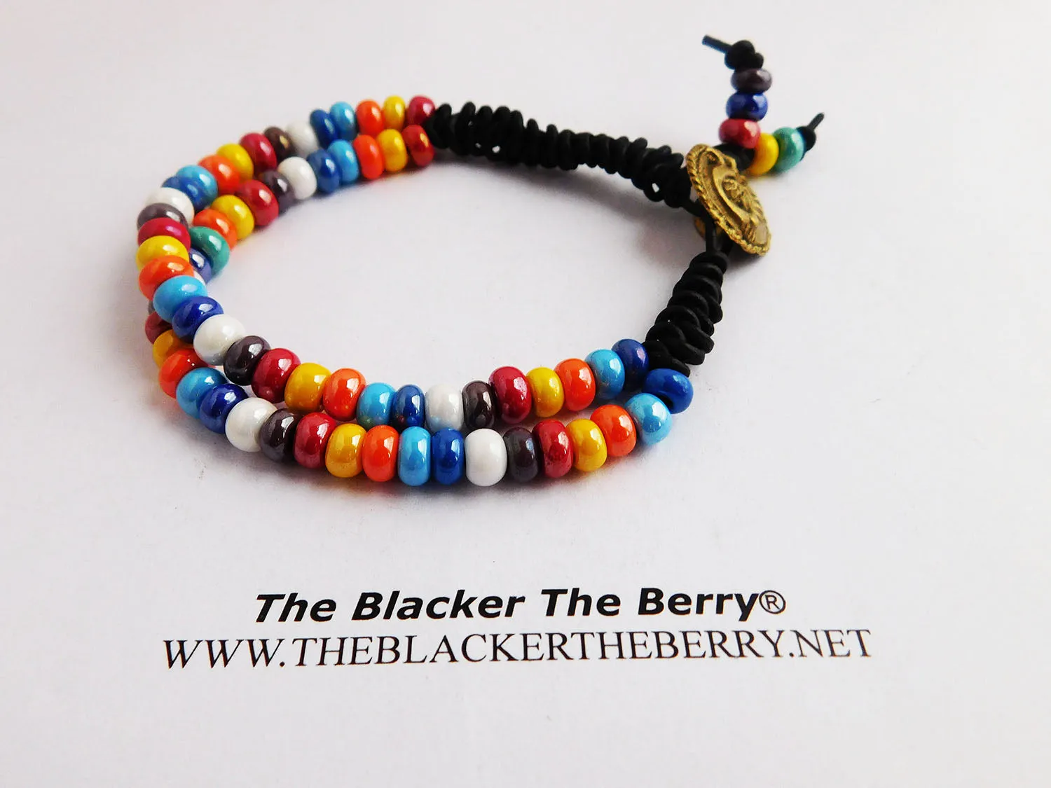 Anklet Women Sankofa Beaded Leather Summer Jewelry