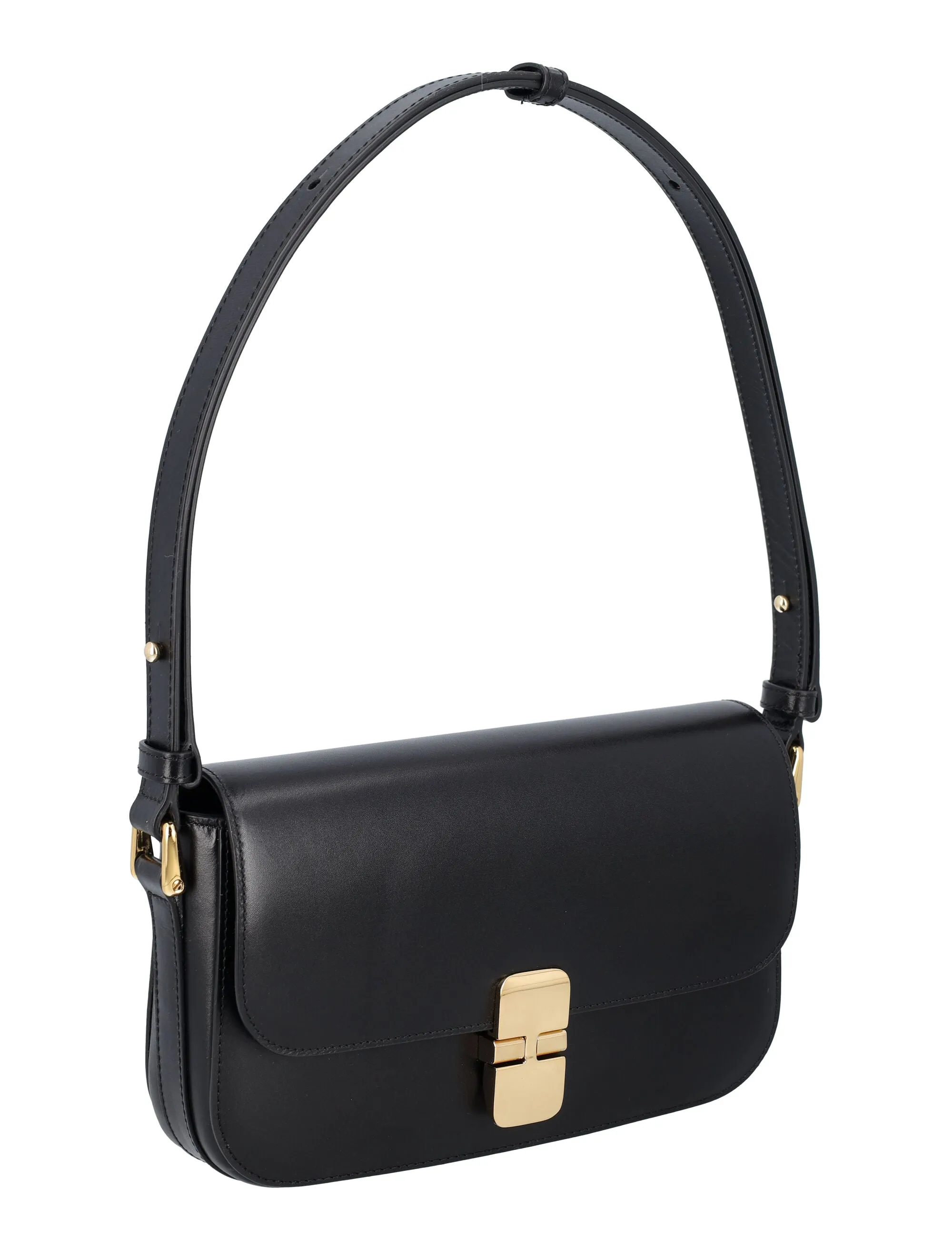 A.P.C. Grace Foldover Top Shoulder Bag