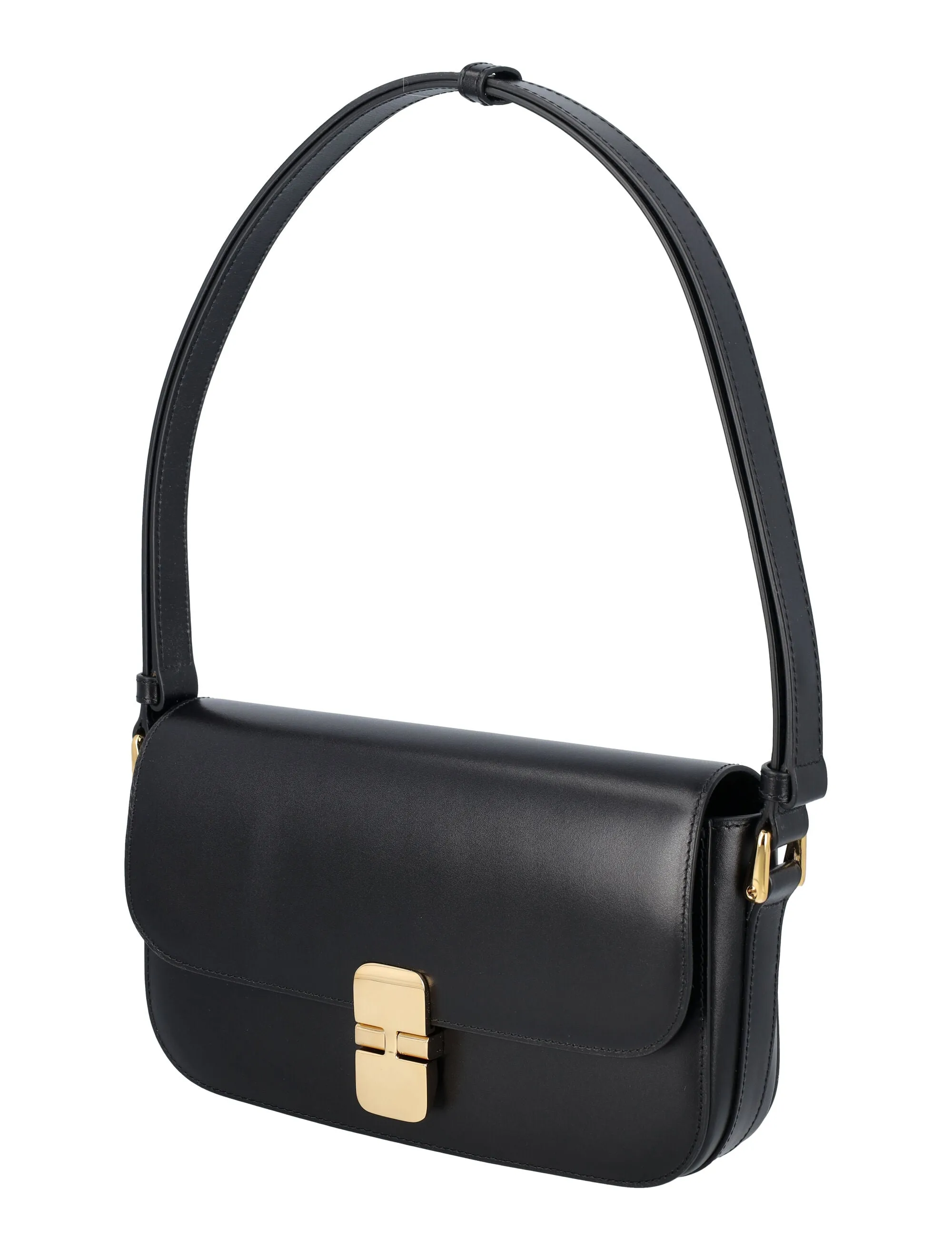 A.P.C. Grace Foldover Top Shoulder Bag