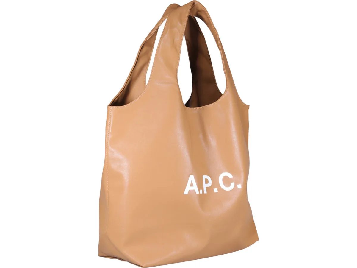 A.P.C. Logo Printed Tote Bag