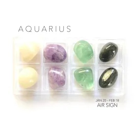 Aquarius Zodiac Crystal Collection