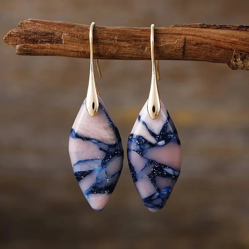 Azure Horizon Jasper Earrings