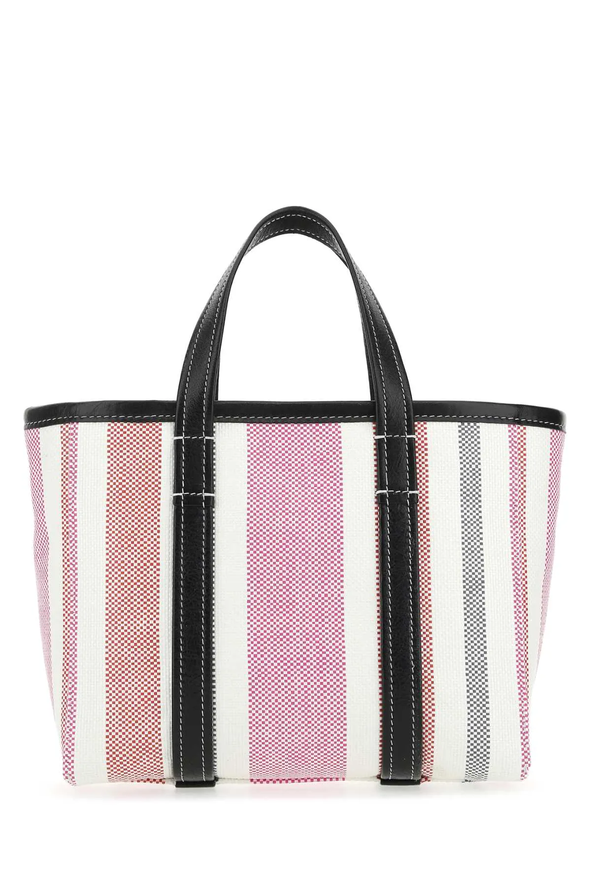 Balenciaga Small Striped Tote Bag