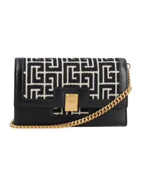 Balmain 1945 Monogram Jacquard Mini Bag