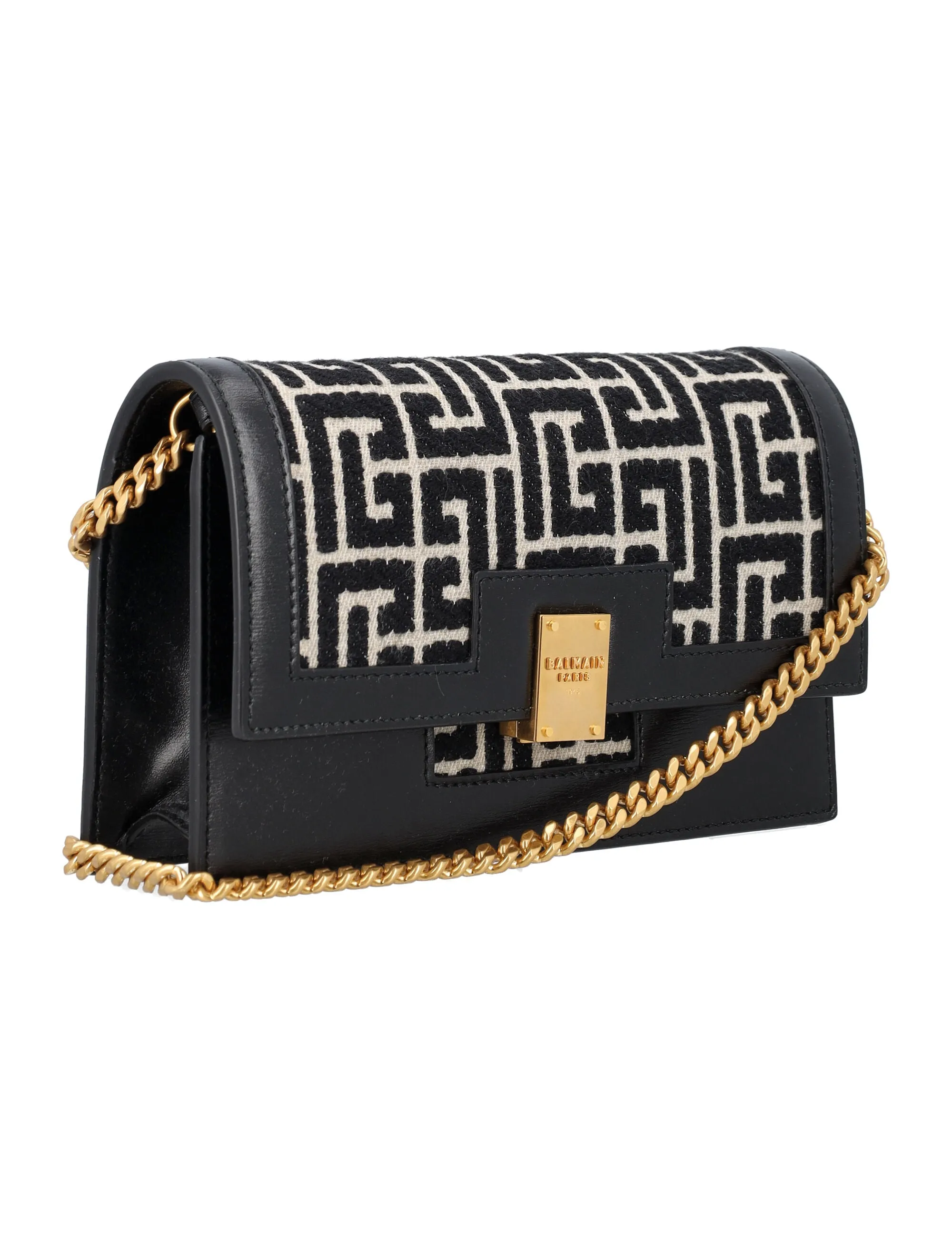 Balmain 1945 Monogram Jacquard Mini Bag