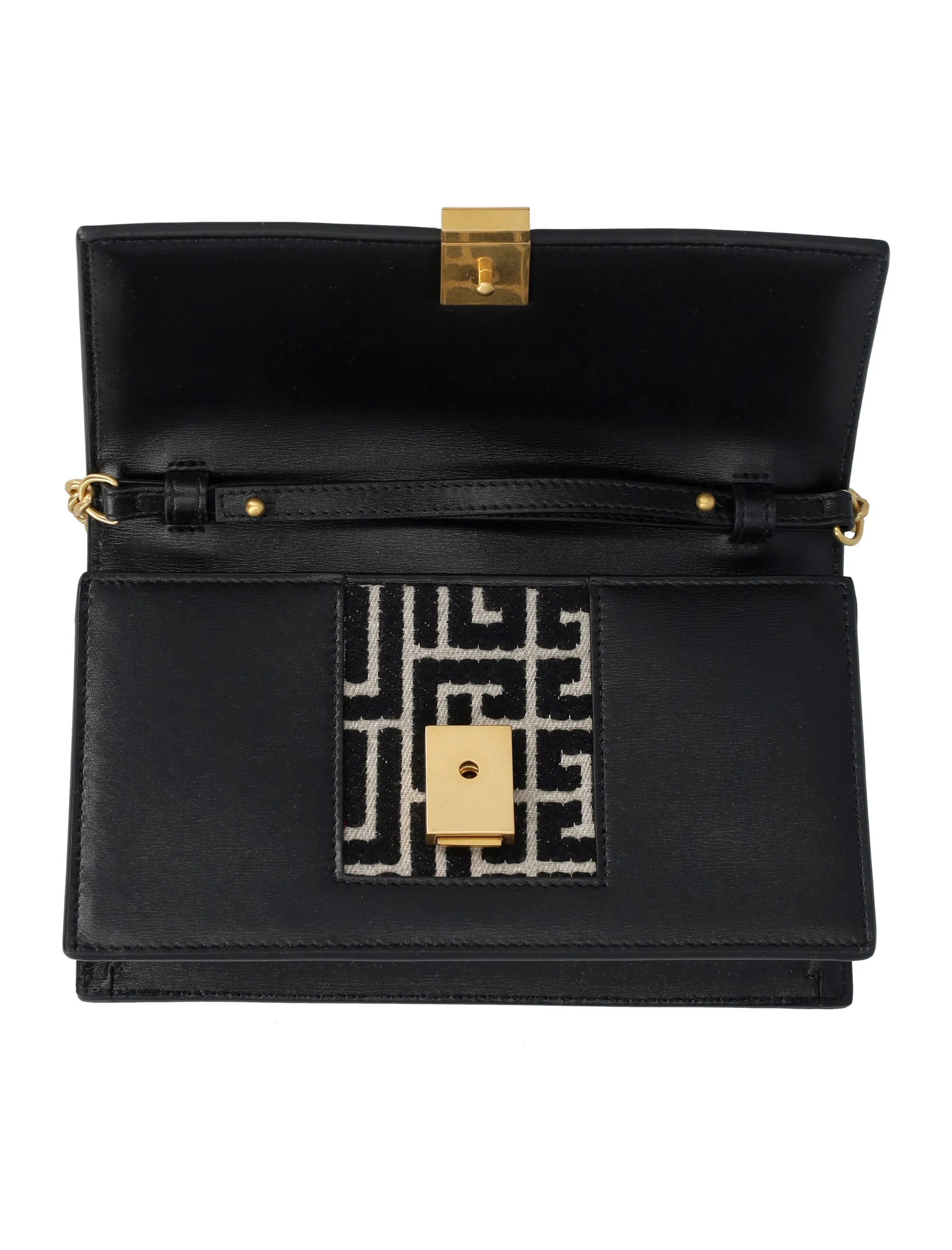 Balmain 1945 Monogram Jacquard Mini Bag