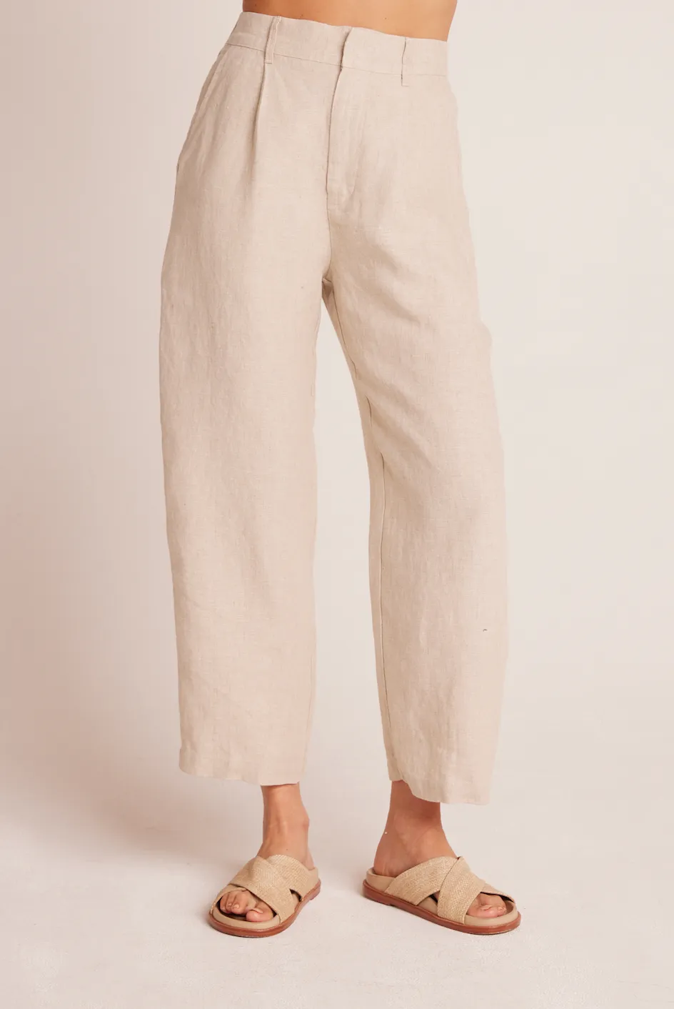 BELLA DAHL RELAXED PLEAT FRONT TROUSER