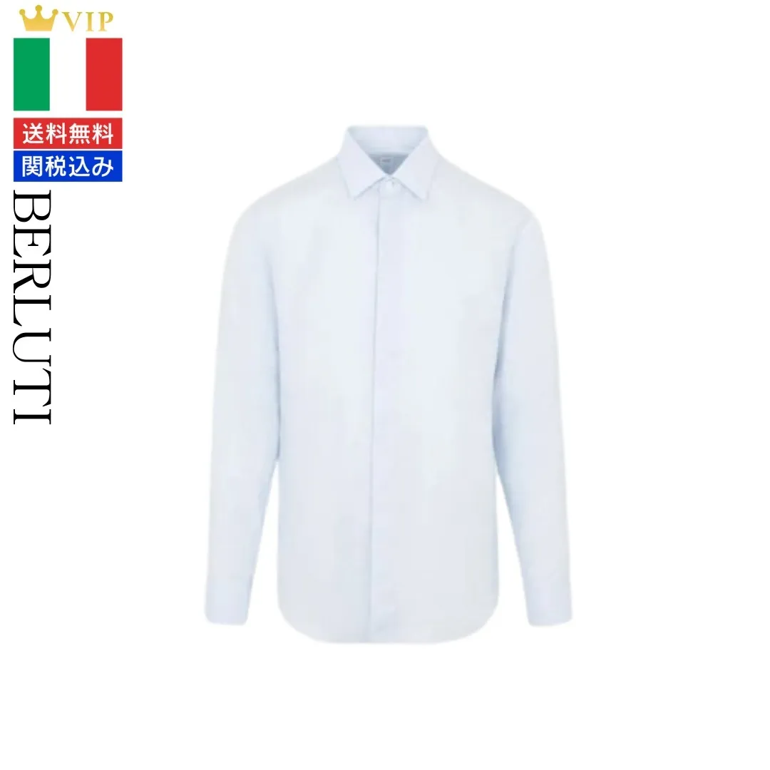 Berluti  |Cotton Silk Scritto Andy Shirt