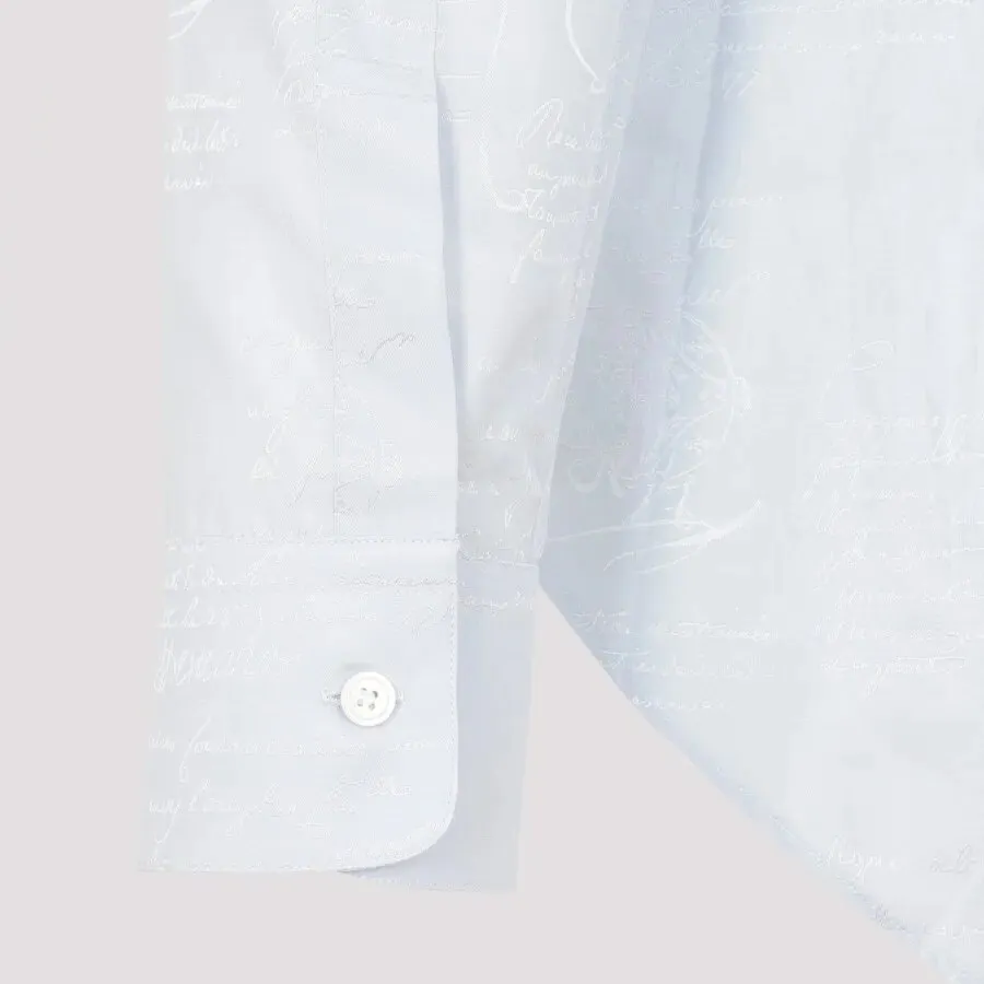 Berluti  |Cotton Silk Scritto Andy Shirt