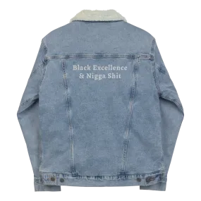 Black Excellence &... Sherpa Denim Jacket