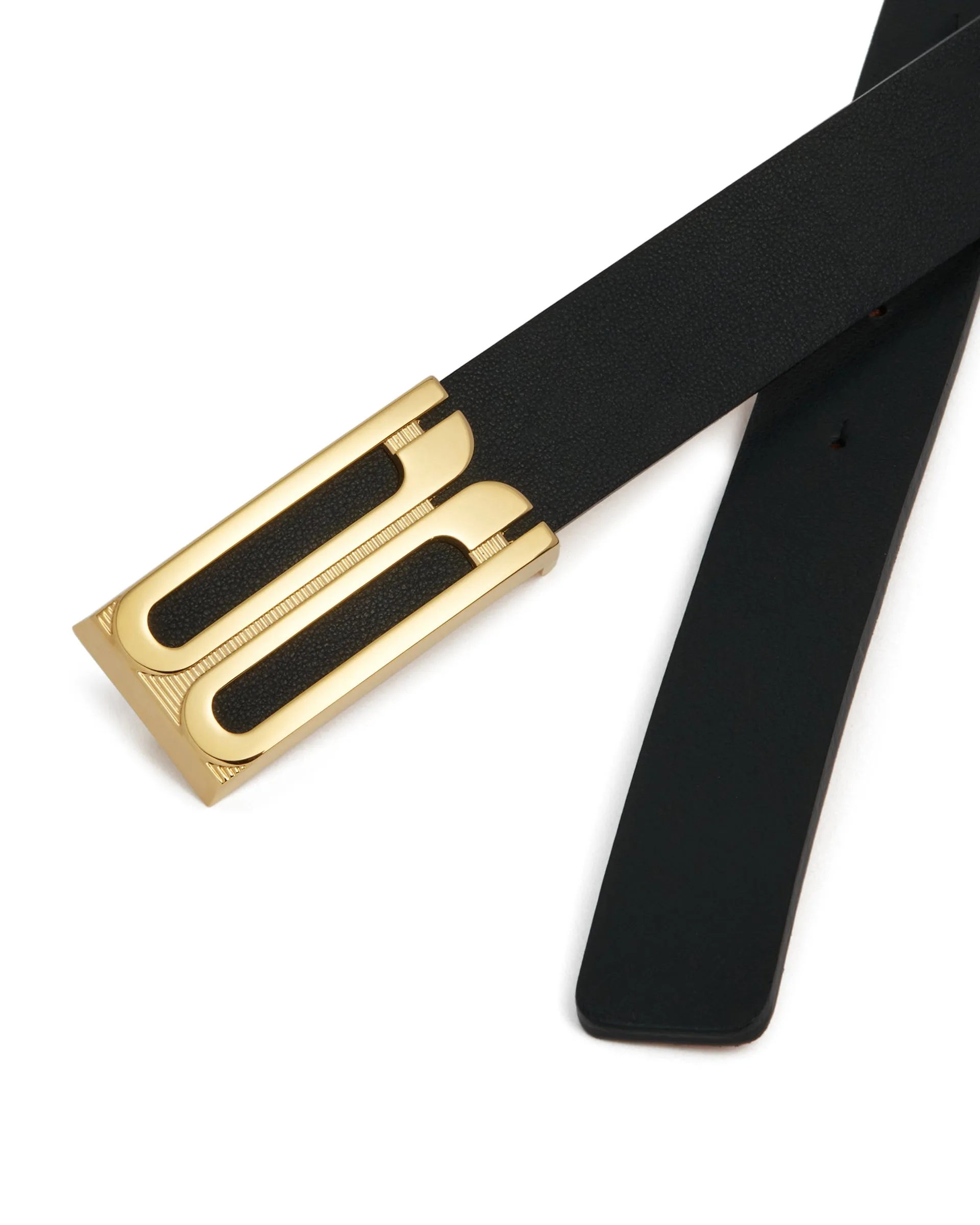 Black Jumbo Frame Belt