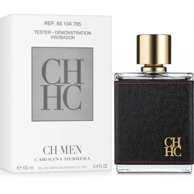 Carolina Herrera CH Men Eau De Toilette Spray 3.4 oz TESTER