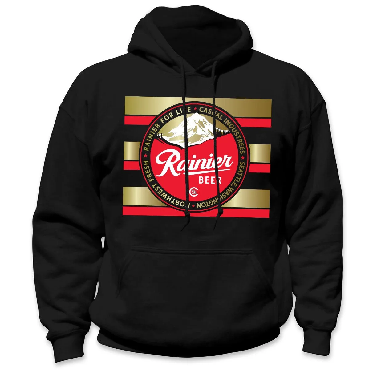 Casual Industrees Men's Rainier for Life Pullover Hoodie