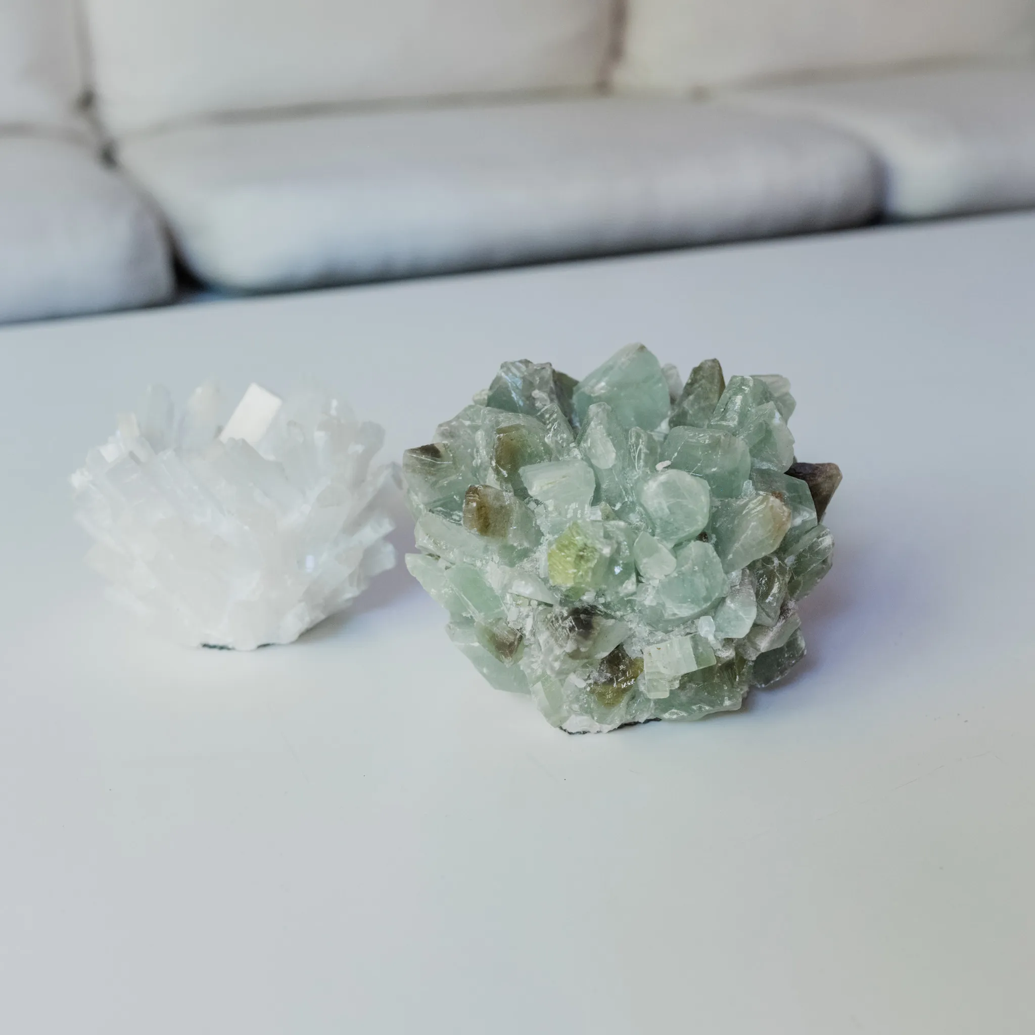 Celadon Calcite Classic Votive Candle Holder