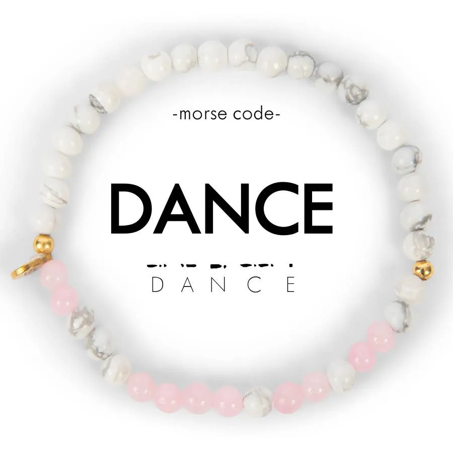 Dance Morse Code Bracelet