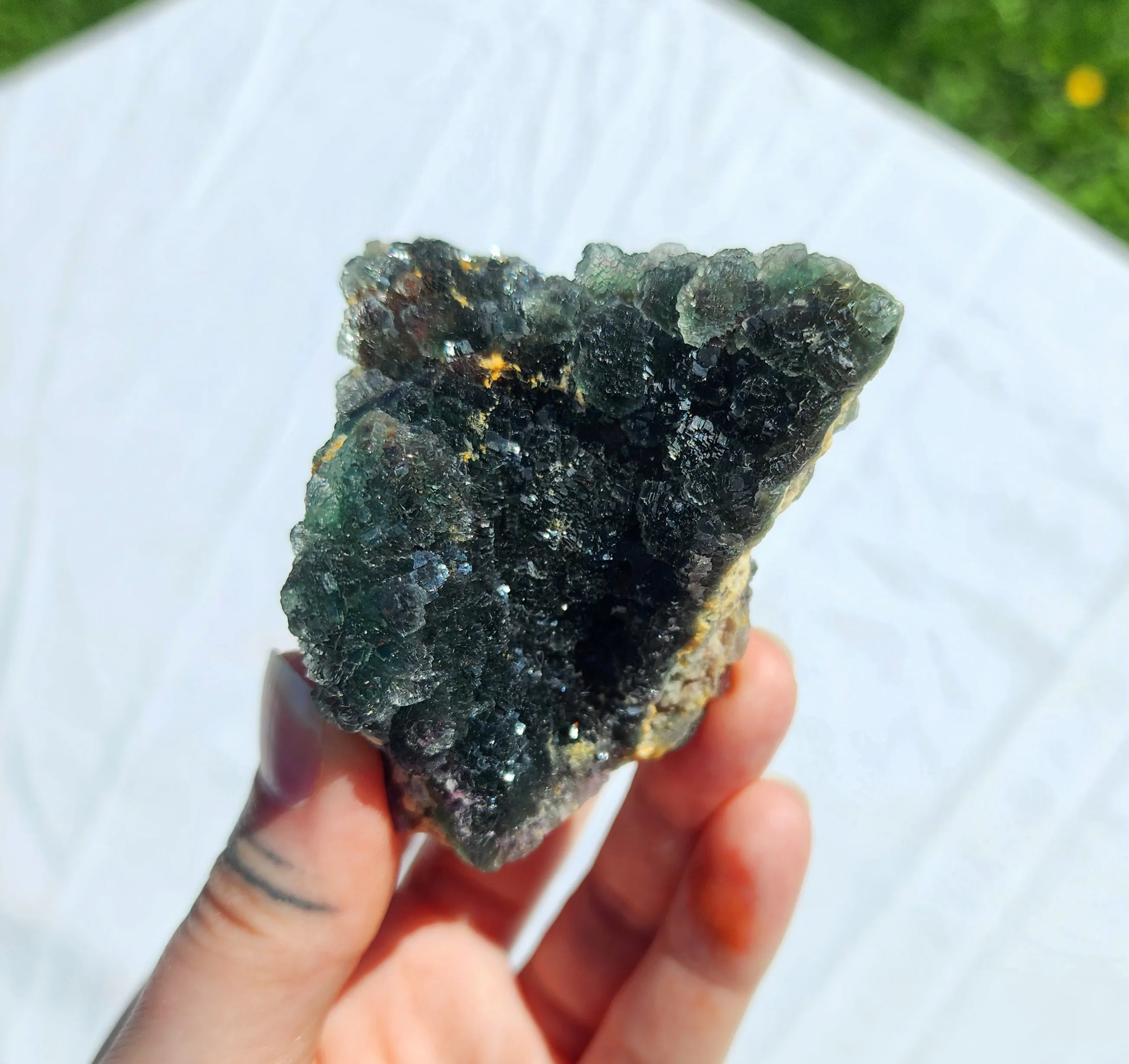 Dark Green Fluorite