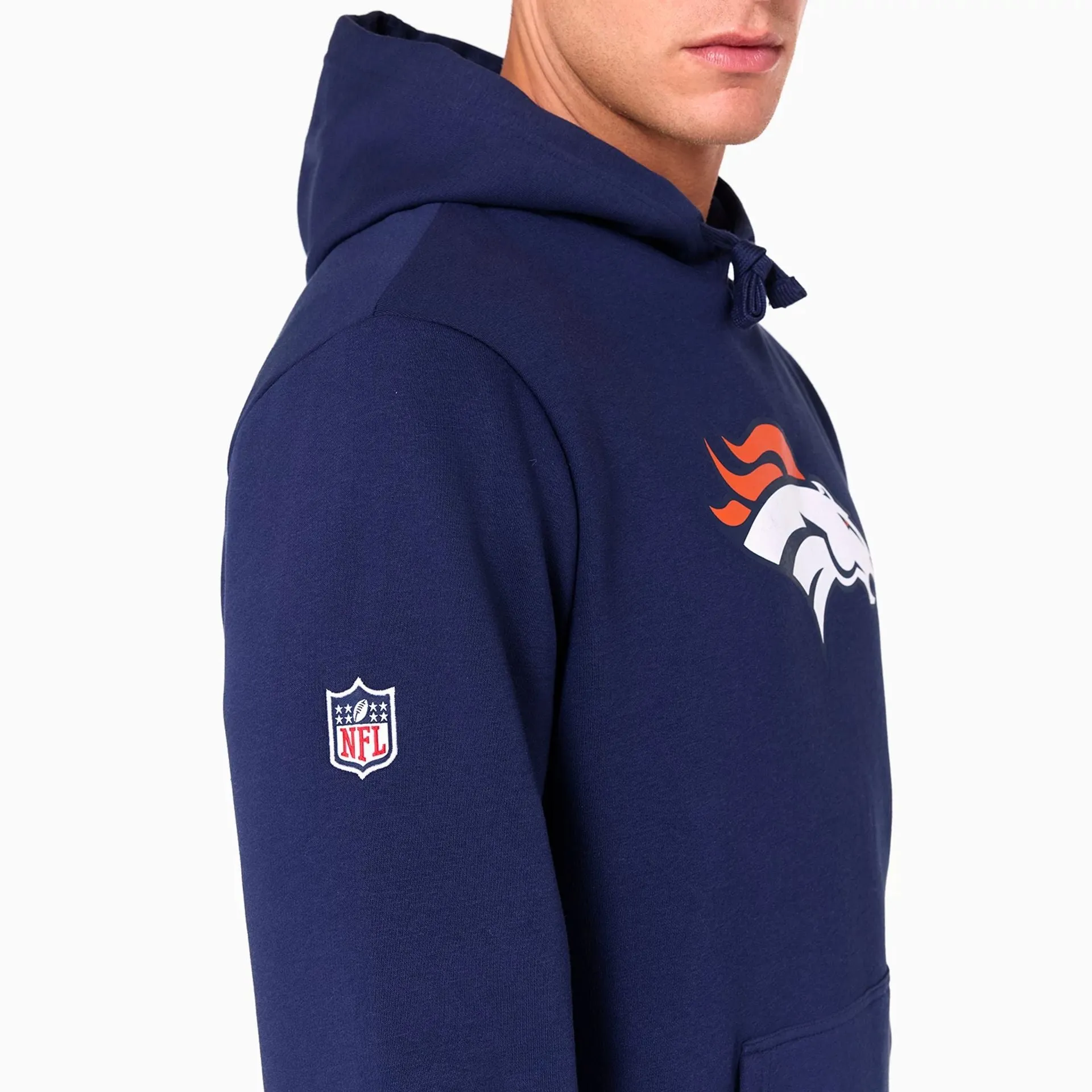 Denver Broncos NFL Navy Pullover Hoodie