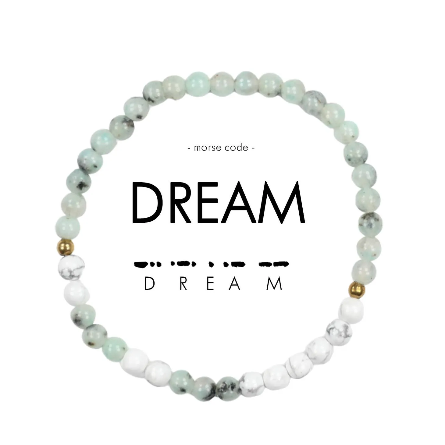 Dream Morse Code Bracelet