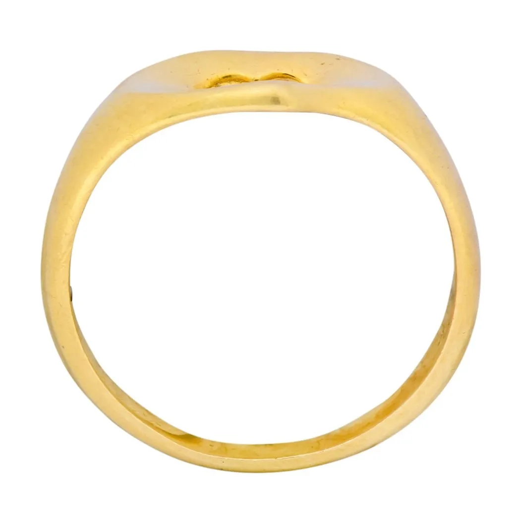 Elsa Peretti Tiffany & Co. 18 Karat Gold Open Heart Band Ring