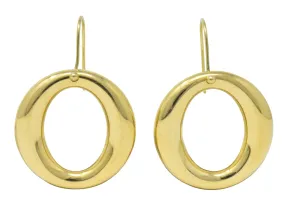 Elsa Peretti Tiffany & Co. 18 Karat Gold Sevillana Drop Earrings