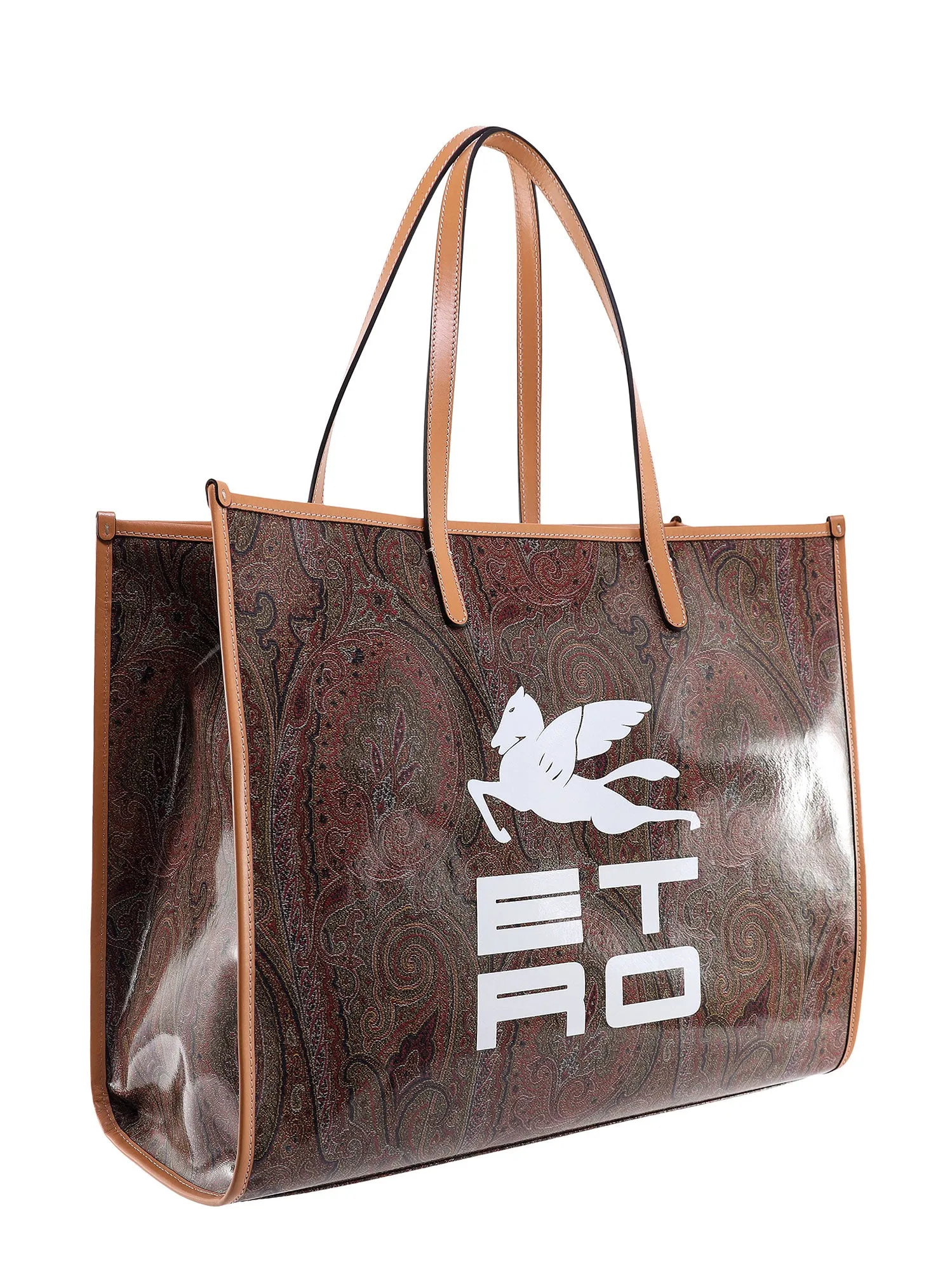 Etro Logo Printed Tote Bag