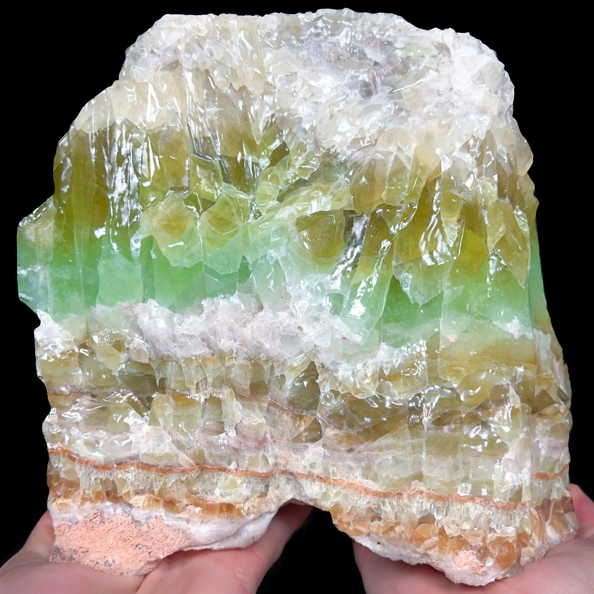 Extra Large Green Calcite