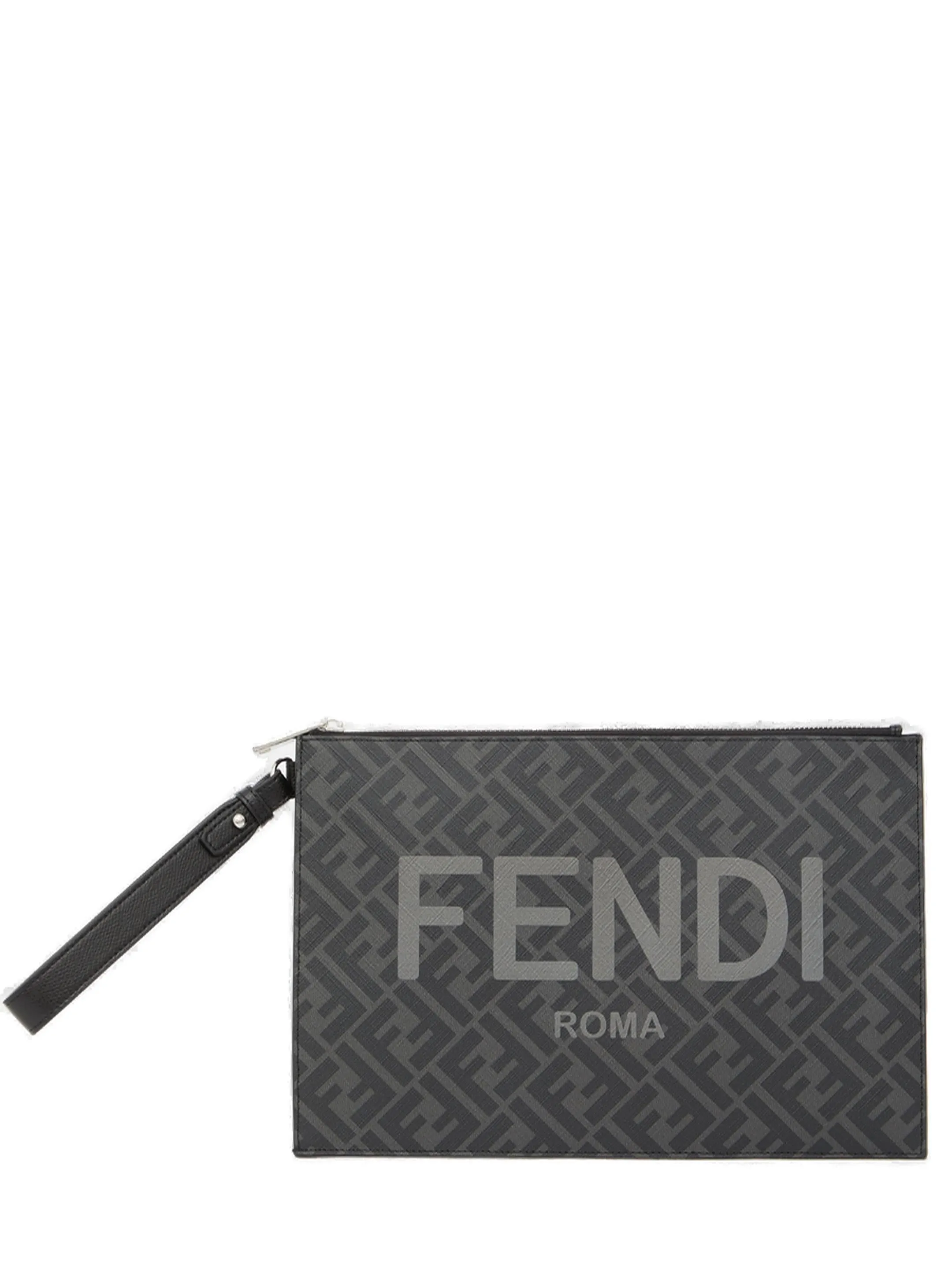 Fendi Logo Printed Flat Pouch