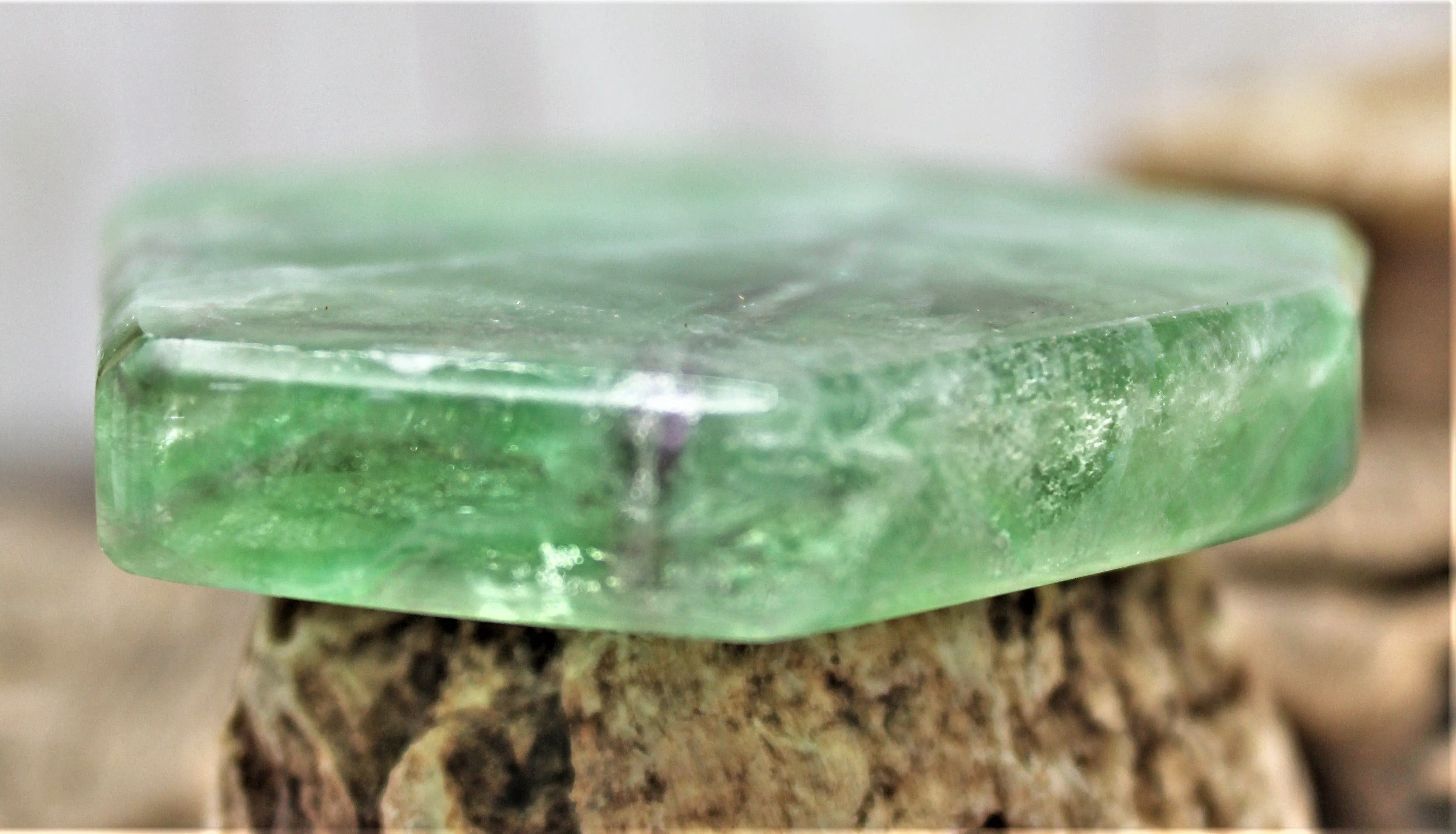 Fluorite Free-Form Polished Slab