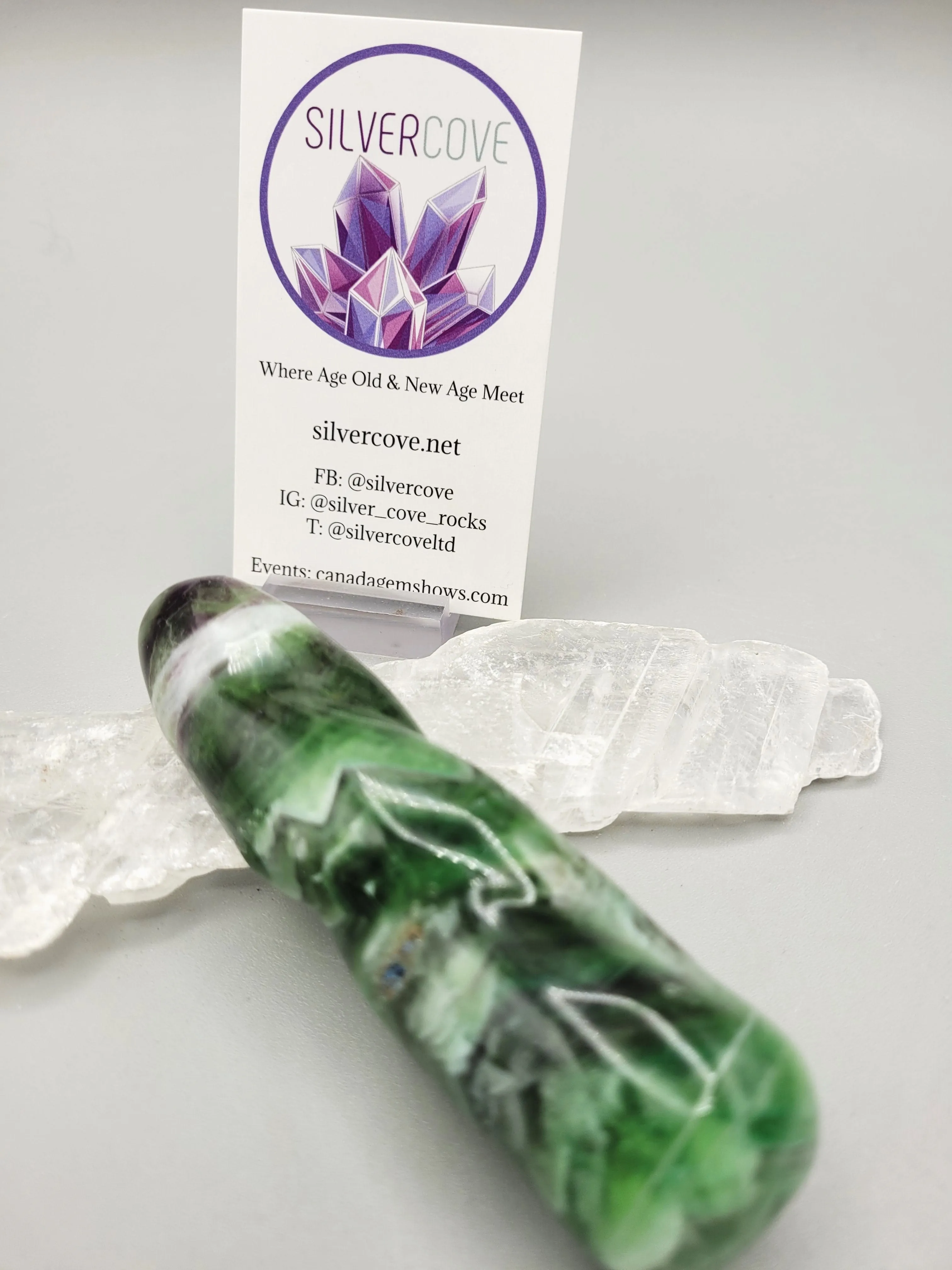 Fluorite Twisted Wand/Massager