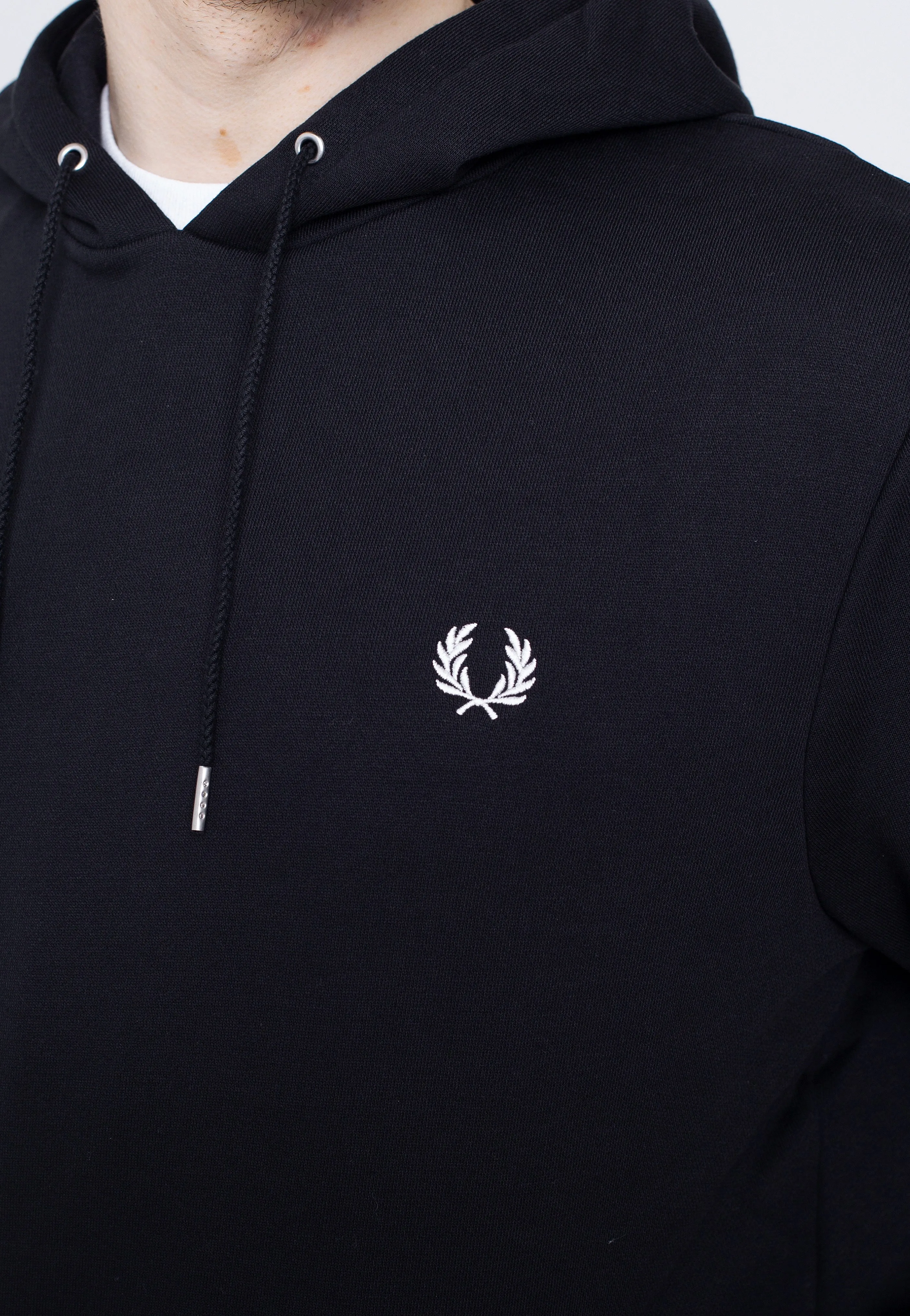 Fred Perry - Tipped Hooded Black - Hoodie