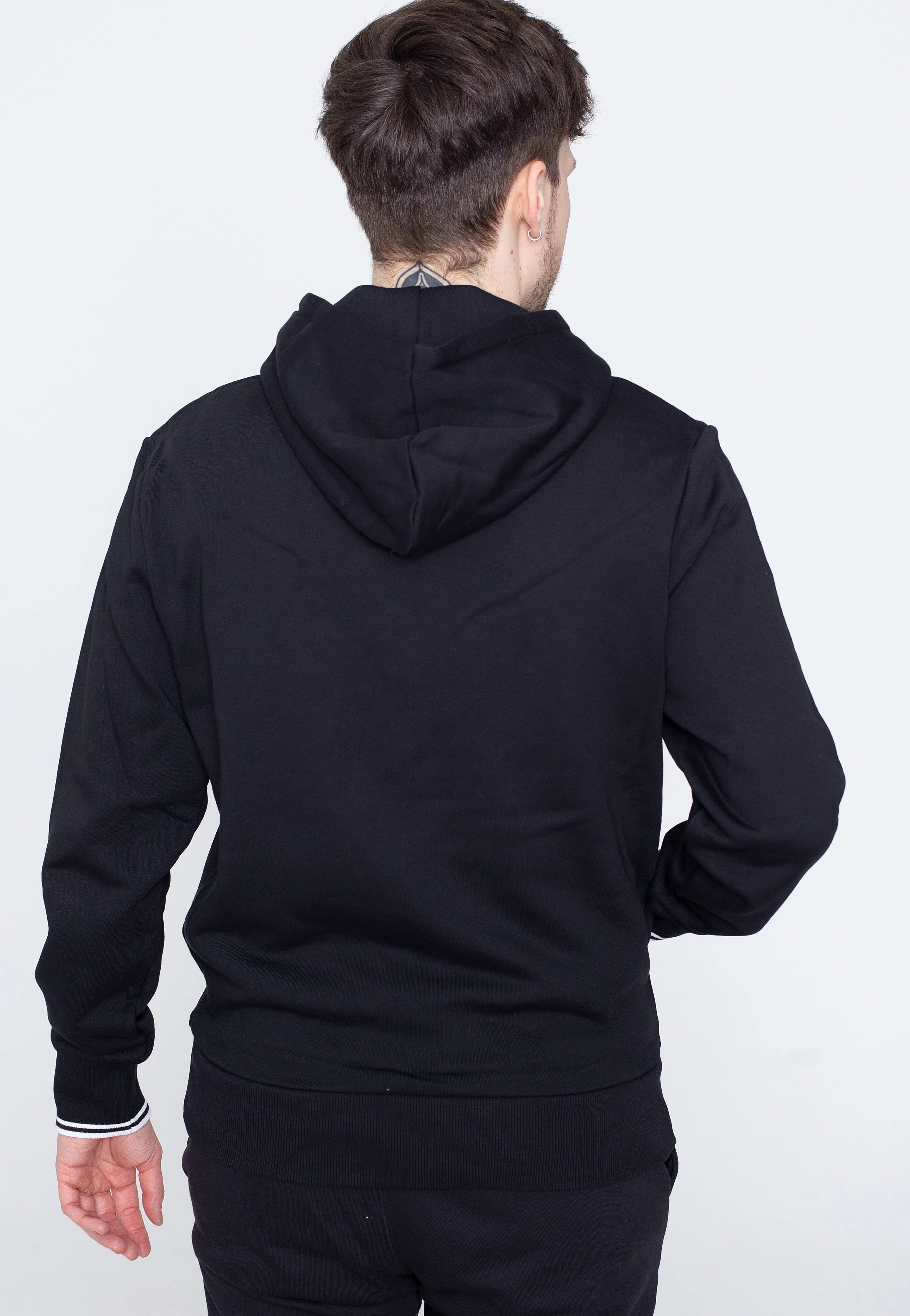 Fred Perry - Tipped Hooded Black - Hoodie