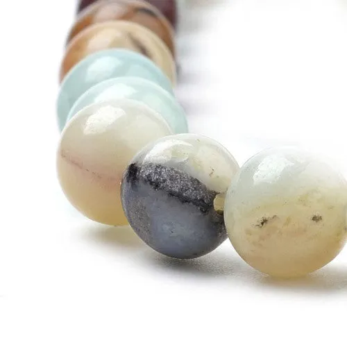 Gemstone Beads, Amazonite, Natural, Round, 8mm