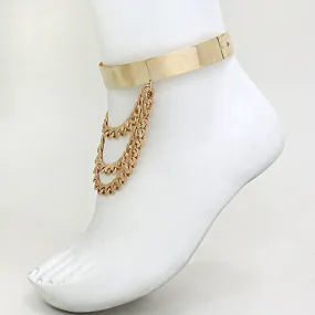 iLLASPARKZ Adjustable Metal Draped Chain Anklet