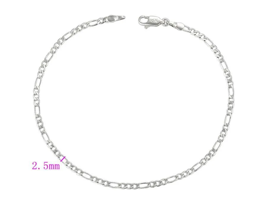 Initial Charm Figaro Anklet