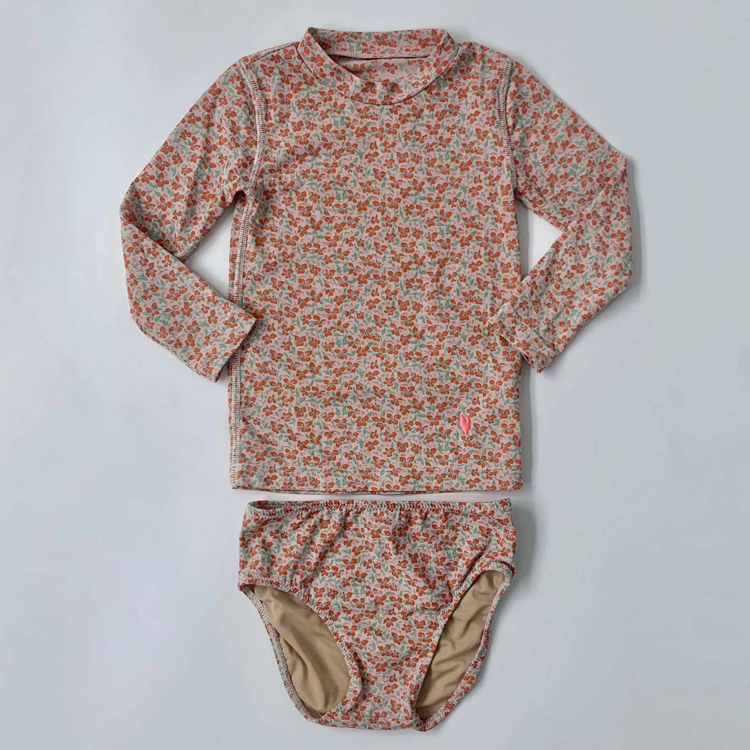 J Crew Liberty Print Rash Guard And Swim Pants: 18-24 Months