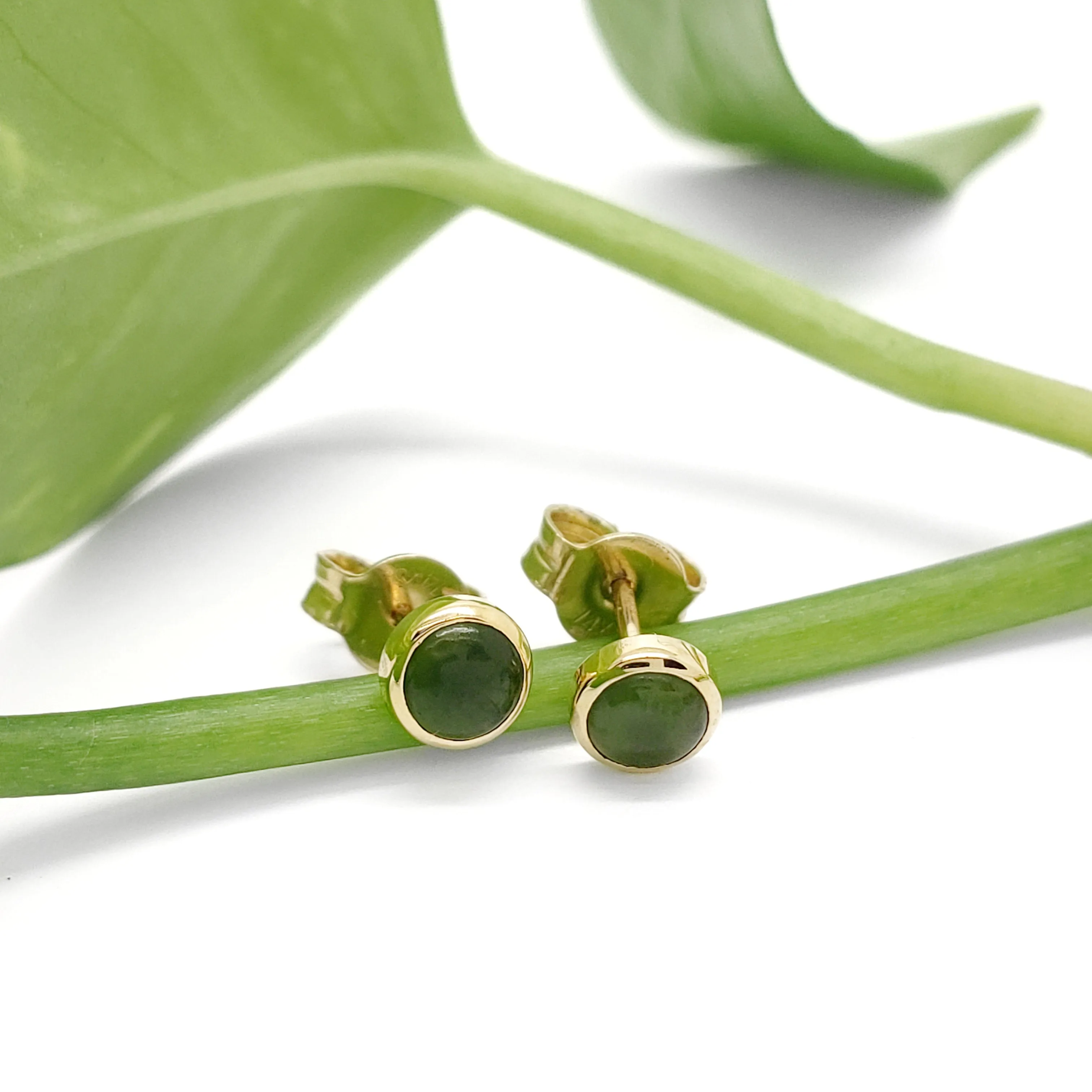 Jade Studs