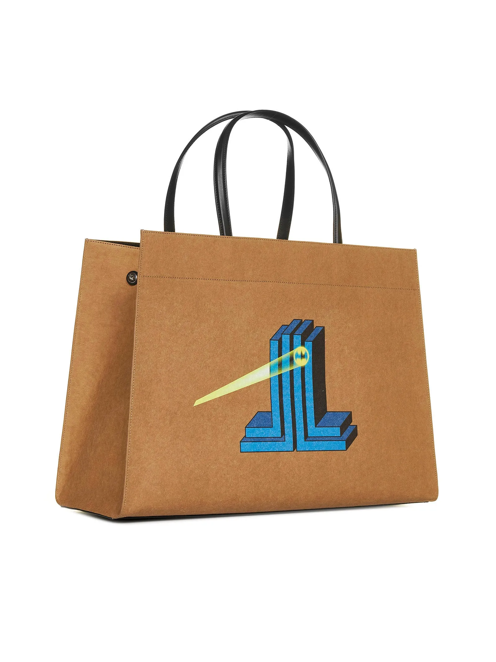 Lanvin Cabas Kraft Batman Medium Tote Bag